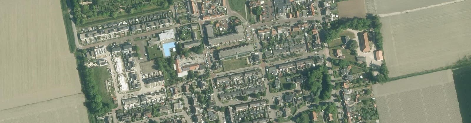 Luchtfoto van Wissenkerke