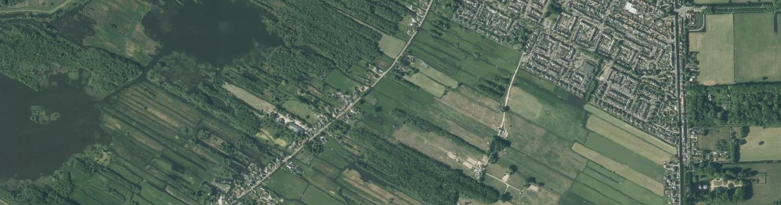 Luchtfoto van Rade, Oranjebuurt, Munniksveen e.o.