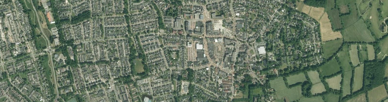 Luchtfoto van Roden