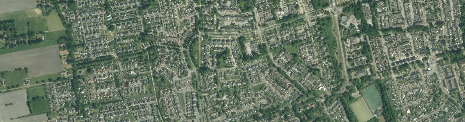 Luchtfoto van Roden West