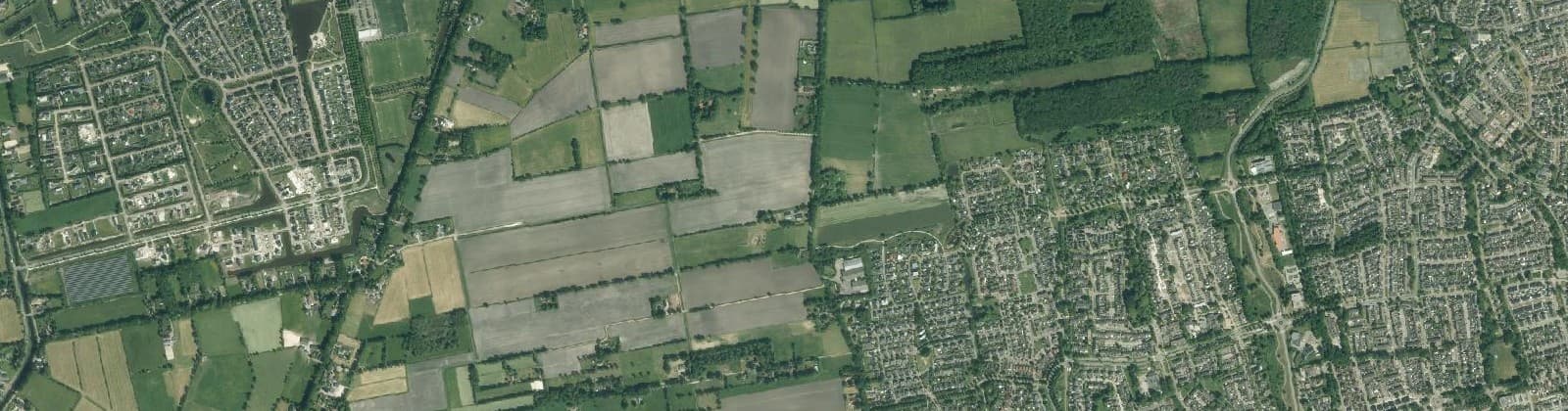 Luchtfoto van Buitengebied Roden West