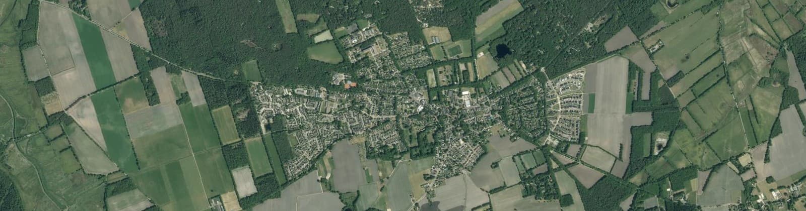 Luchtfoto van Norg