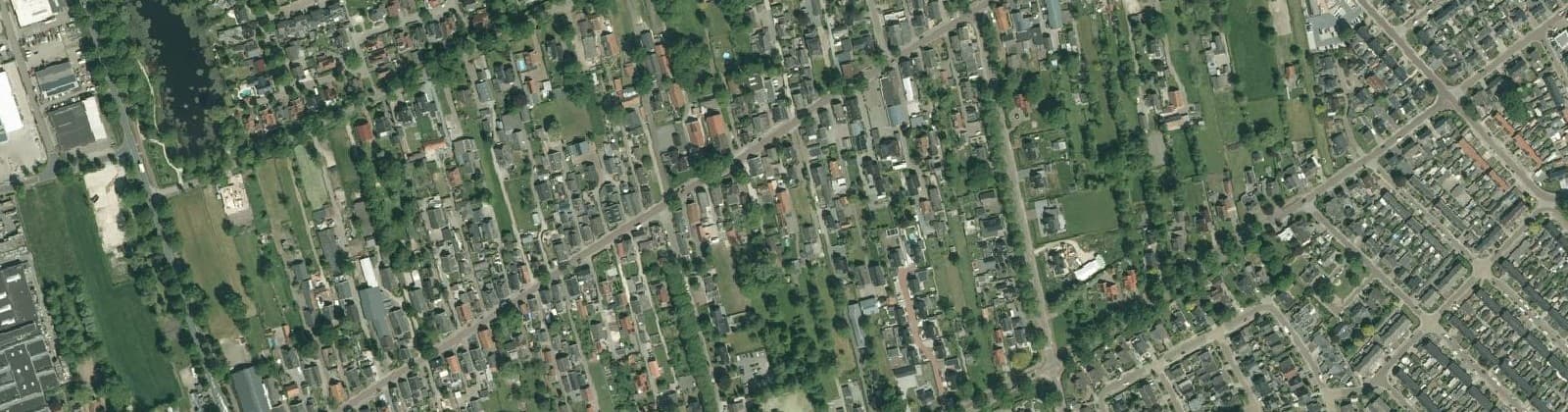 Luchtfoto van Vriezenveen Westeinde
