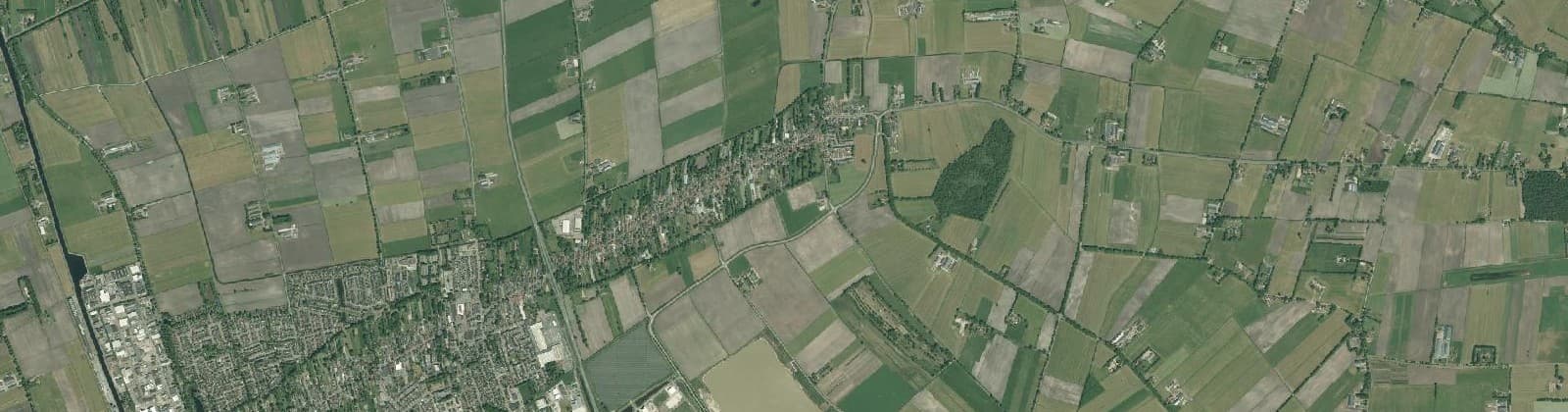 Luchtfoto van Vriezenveen Oosteinde en Slot