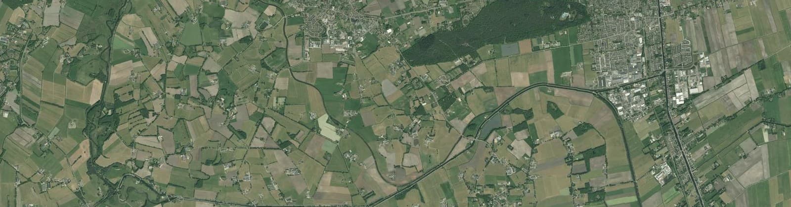 Luchtfoto van Buurtschap Linde