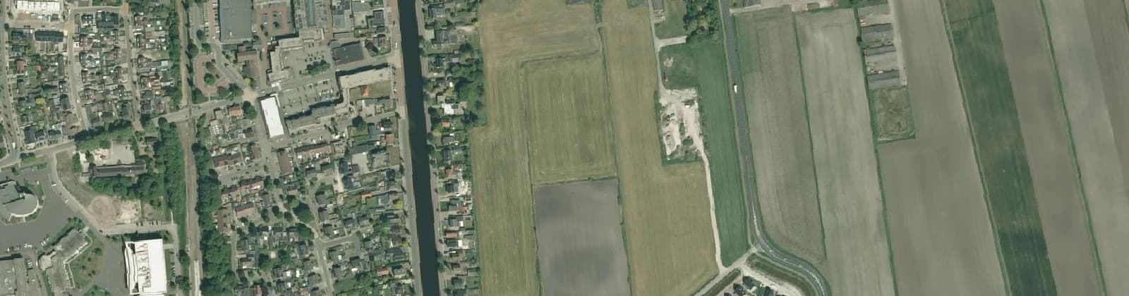 Luchtfoto van Vroomshoop-Oost