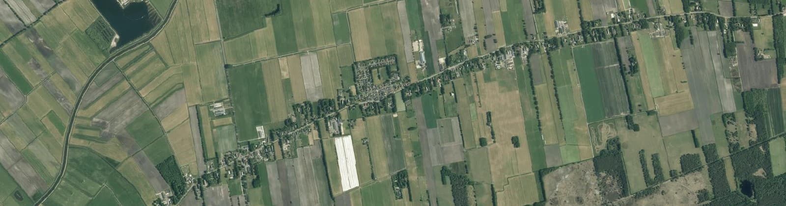 Luchtfoto van Wapserveen midden