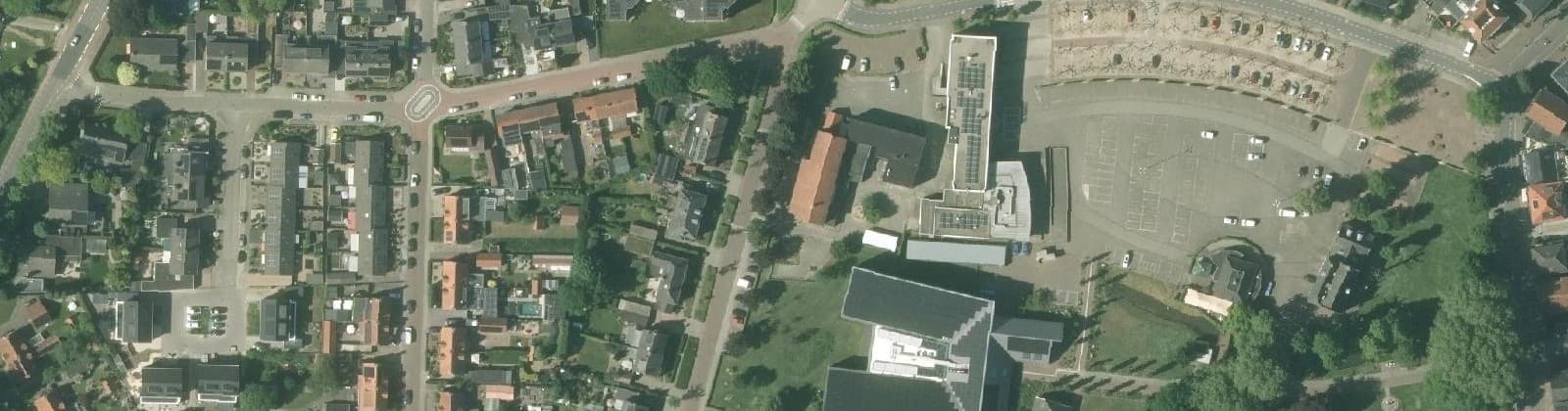 Luchtfoto van Boswei