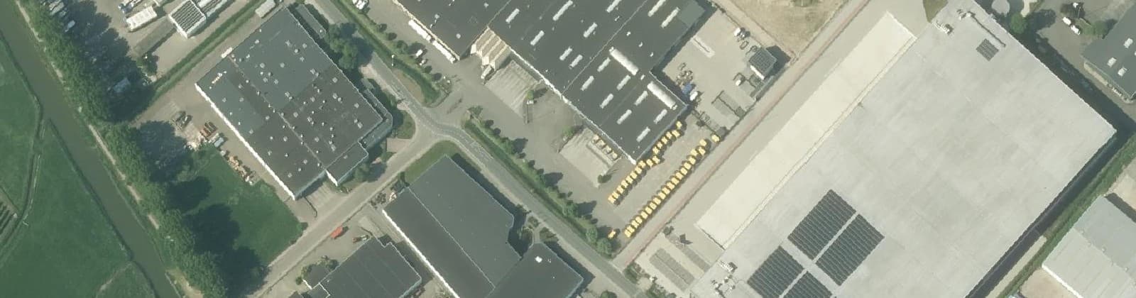Luchtfoto van Bedrijventerrein Pannenhuis