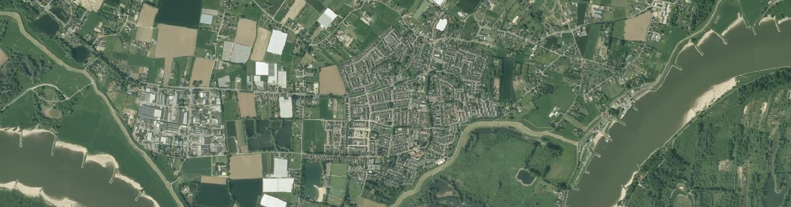 Luchtfoto van Buitengebied Gendt
