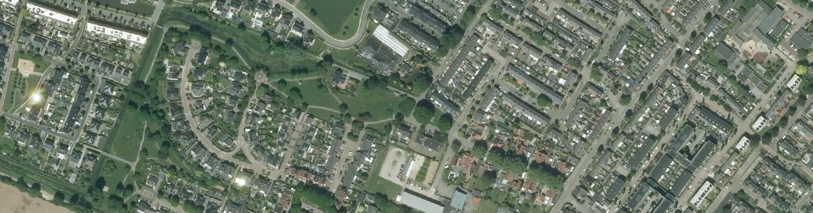 Luchtfoto van Hofmeesterij-Kampstuk