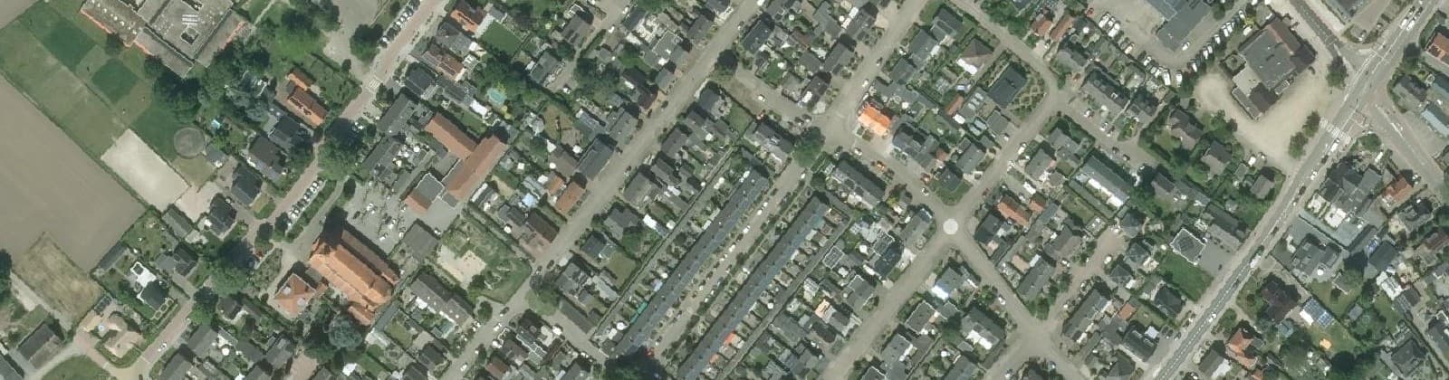Luchtfoto van 't Zand-Tabakshof