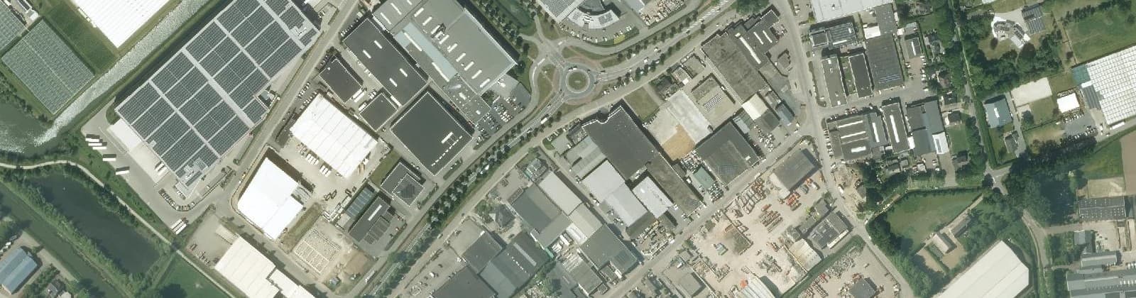 Luchtfoto van Bedrijventerrein Pannenhuis-Agropark