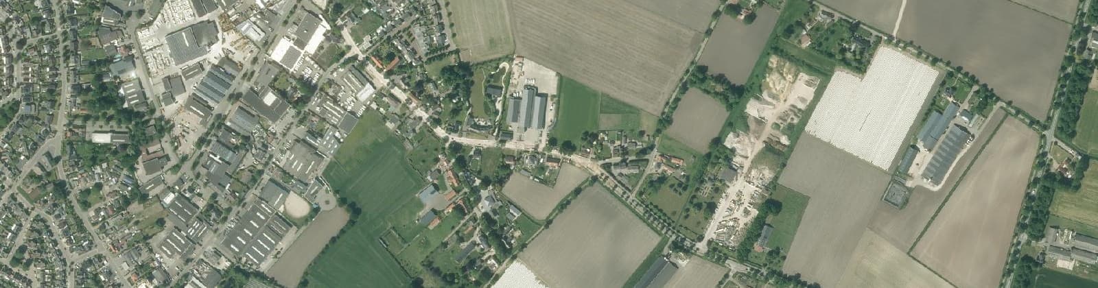 Luchtfoto van Heikant, Meemortel, Bosch
