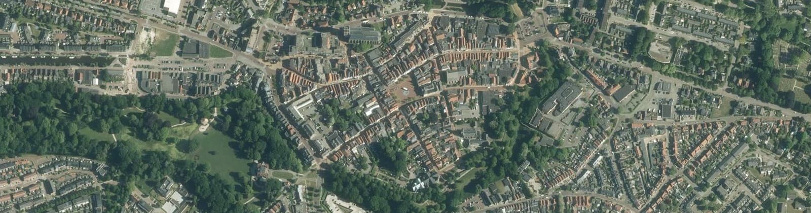 Luchtfoto van Centrum Steenwijk