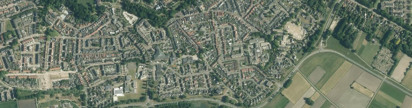 Luchtfoto van Clingenborgh