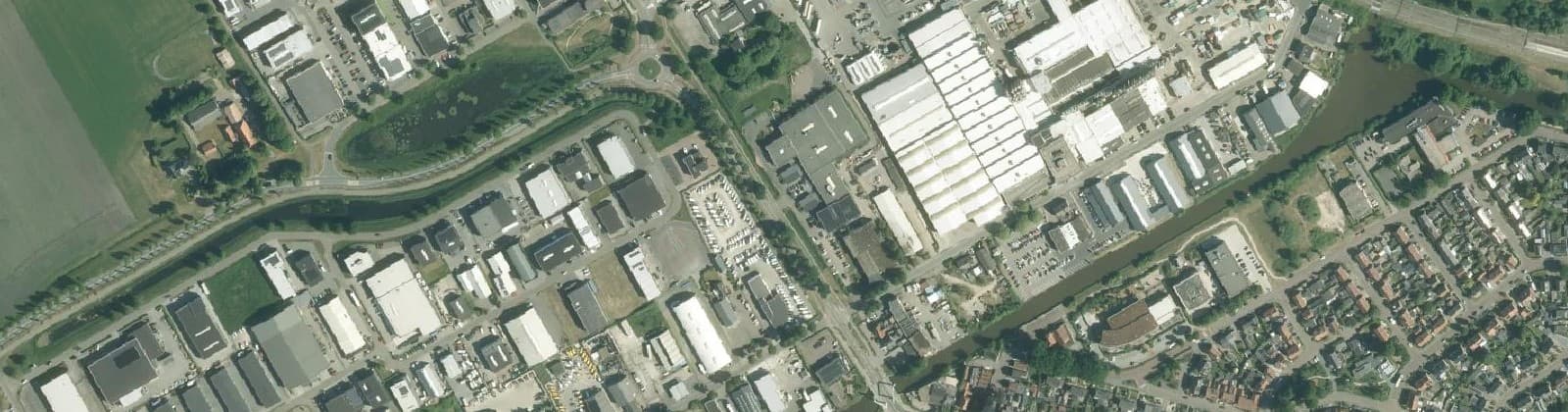 Luchtfoto van Dolderkanaal