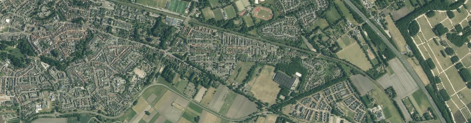 Luchtfoto van De gagels