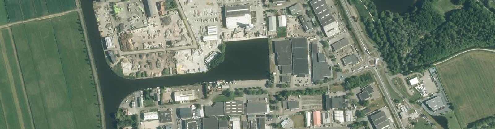 Luchtfoto van Groot Verlaat