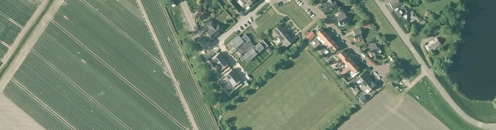 Luchtfoto van Kerkbuurt