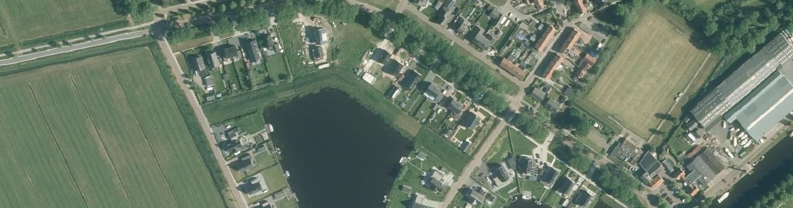 Luchtfoto van Scheerwolde