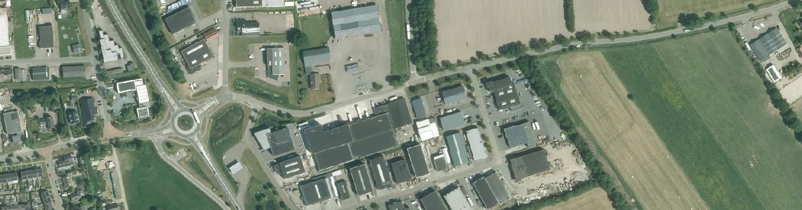 Luchtfoto van Schaarkampen