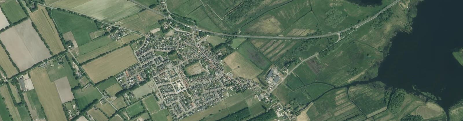 Luchtfoto van Sint Jansklooster