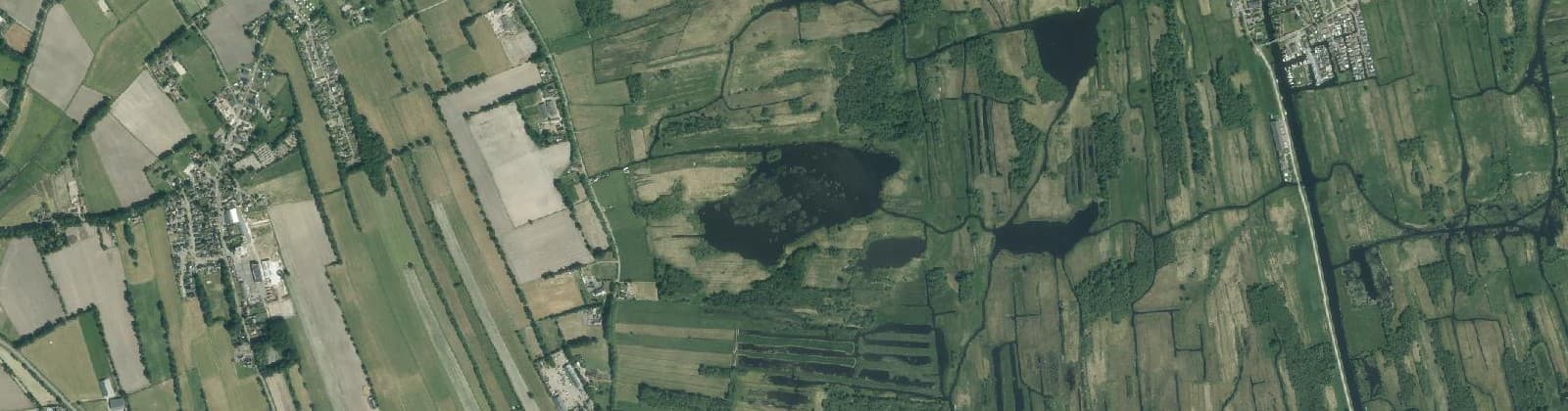 Luchtfoto van Verspreide huizen Barsbeek