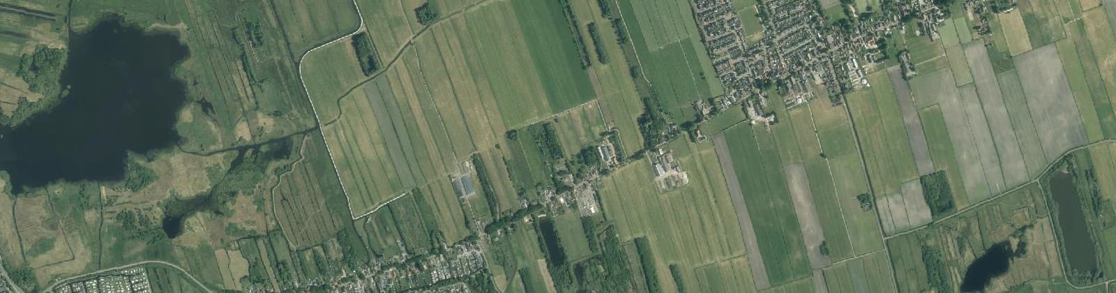 Luchtfoto van Buitengebied Wanneperveen