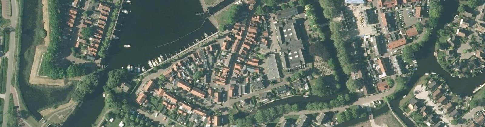 Luchtfoto van Blokzijl
