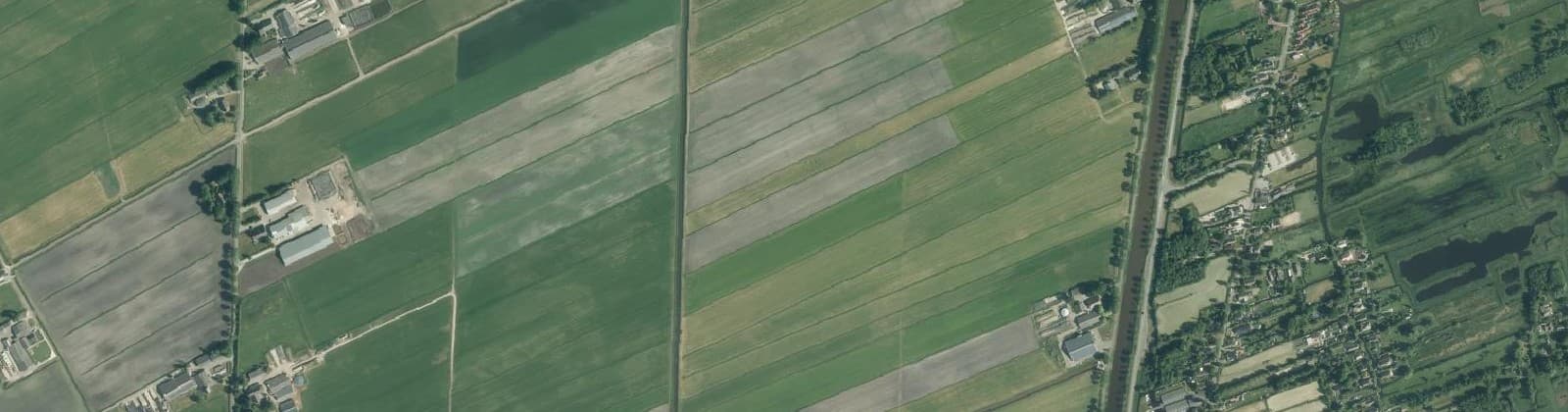 Luchtfoto van Verspreide huizen Giethoorn-Noord