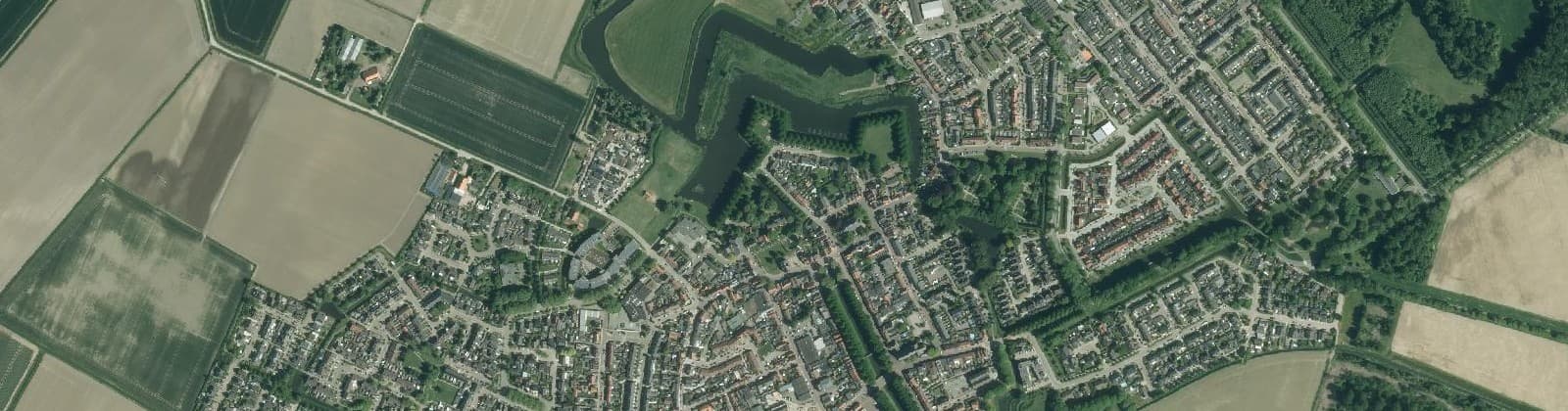 Luchtfoto van Klundert