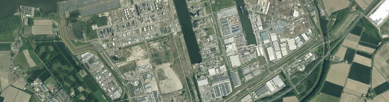Luchtfoto van Industrieterrein Moerdijk