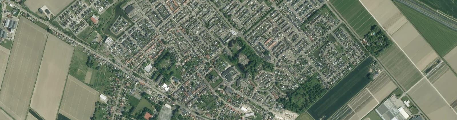 Luchtfoto van Fijnaart