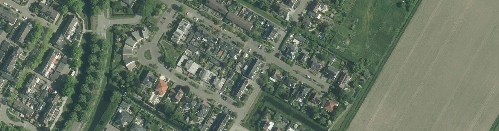 Luchtfoto van Kloosterblokje