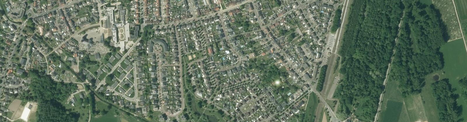 Luchtfoto van In de Mehre