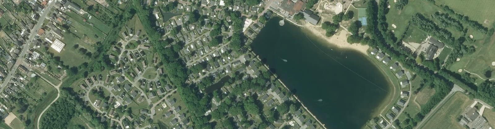 Luchtfoto van Recreatiepark Hommelheide