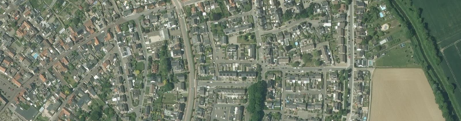 Luchtfoto van Cristinawijk