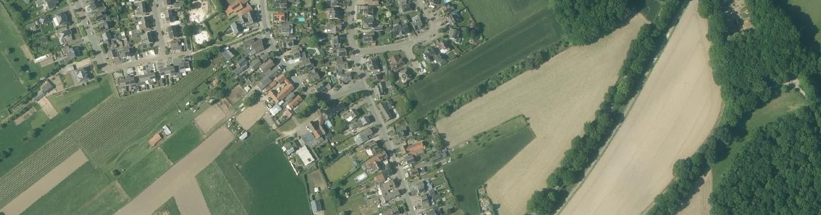 Luchtfoto van Sint Joost