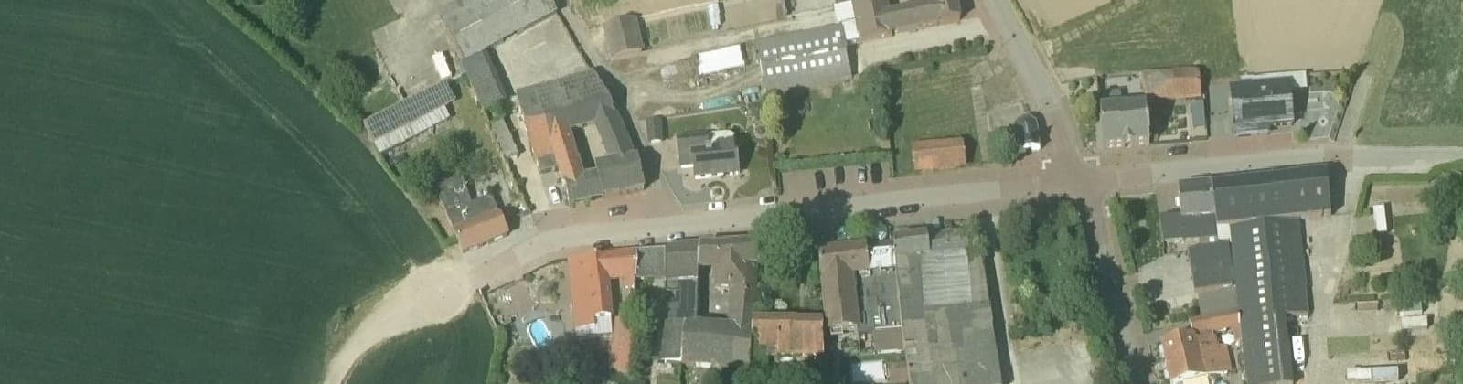 Luchtfoto van Spaanshuisken