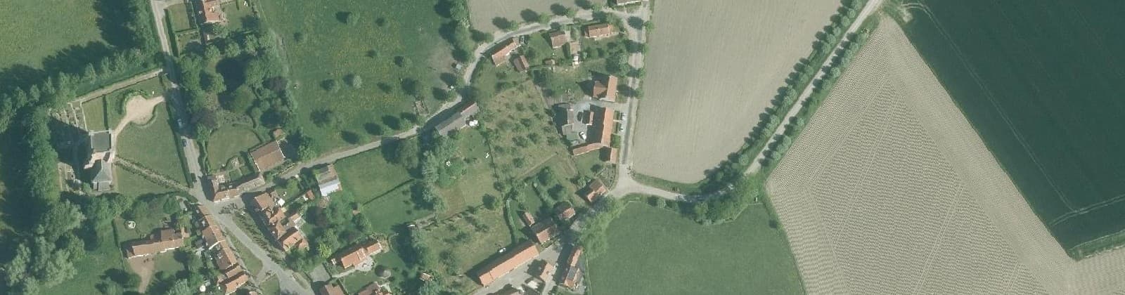Luchtfoto van Sint Anna ter Muiden