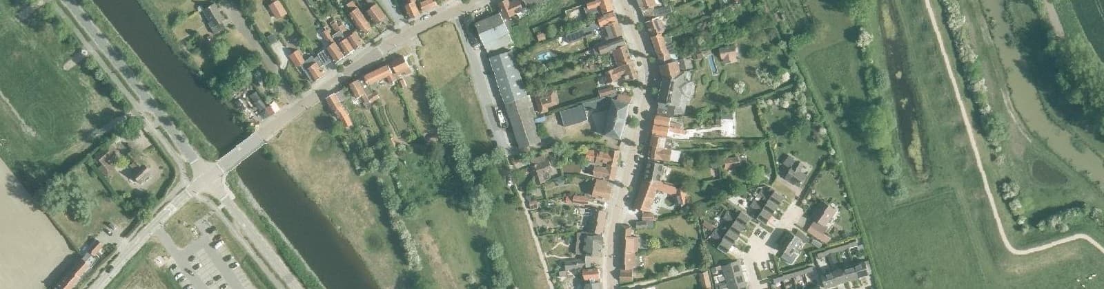 Luchtfoto van Retranchement