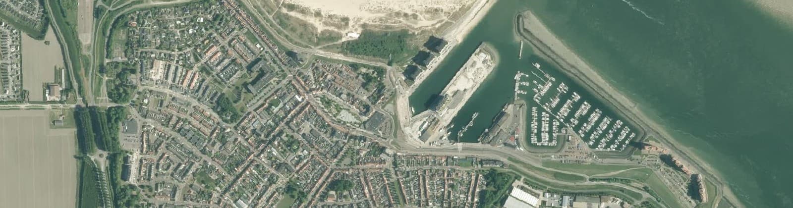 Luchtfoto van Breskens