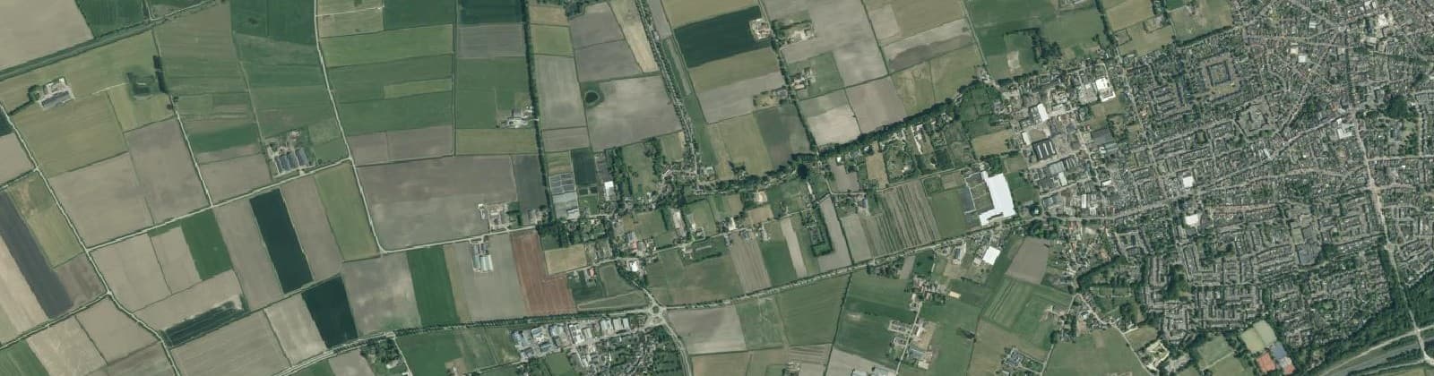 Luchtfoto van Helkant
