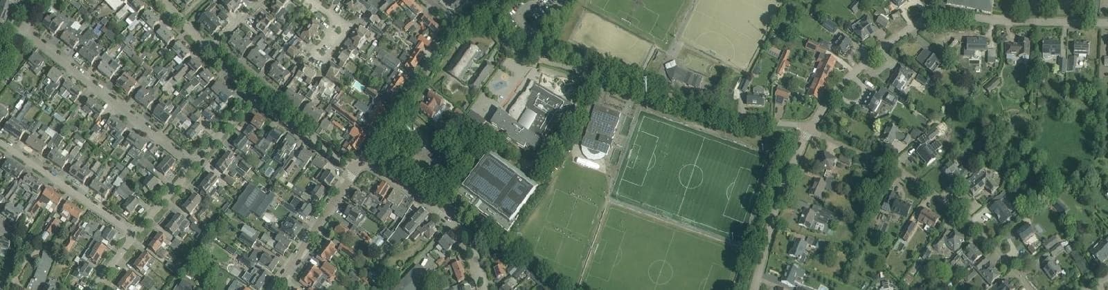 Luchtfoto van Heilige Stok - Kerkstraat