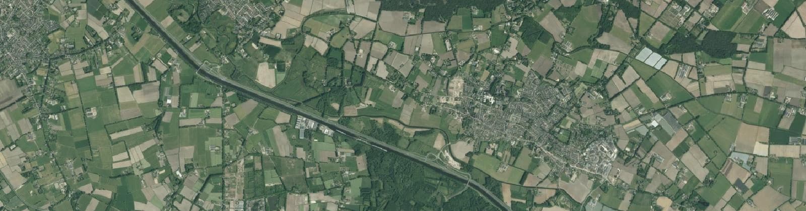 Luchtfoto van Fokkershoek