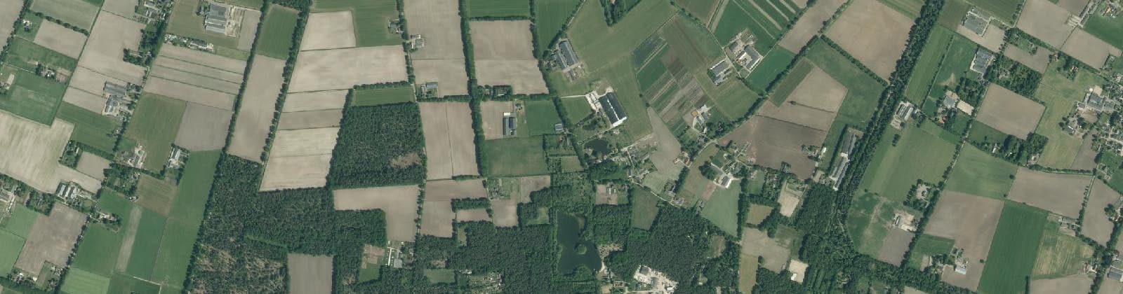 Luchtfoto van Heeswijkse Bosschen