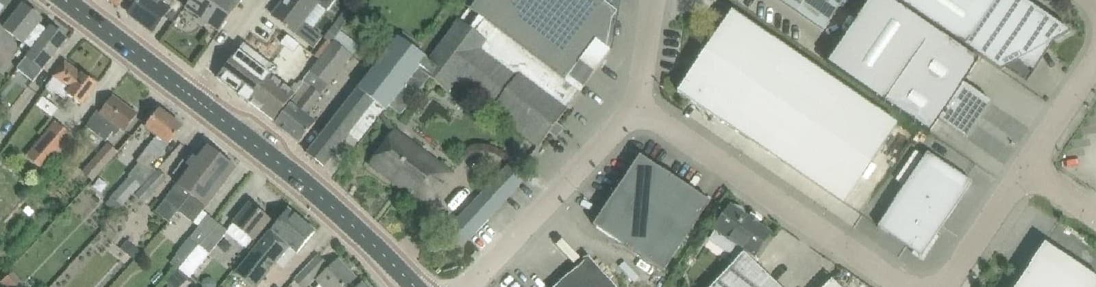 Luchtfoto van Bedrijventerrein Baarleseweg Noord
