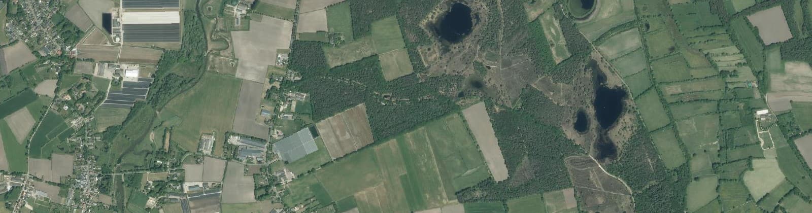 Luchtfoto van Strijbeek