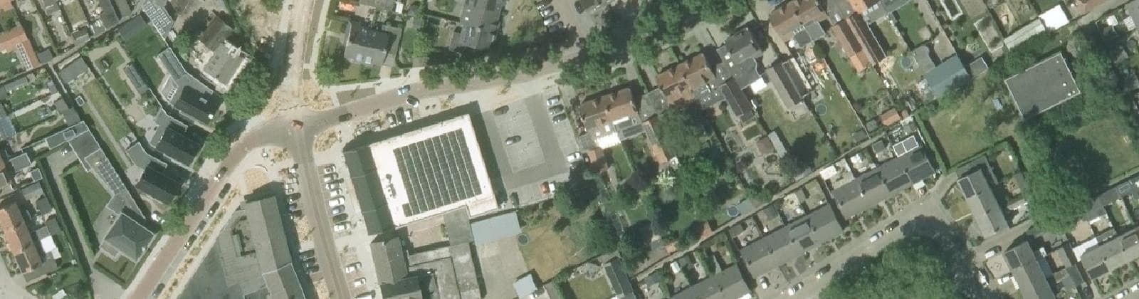 Luchtfoto van Burgemeester Magneestraat e.o.
